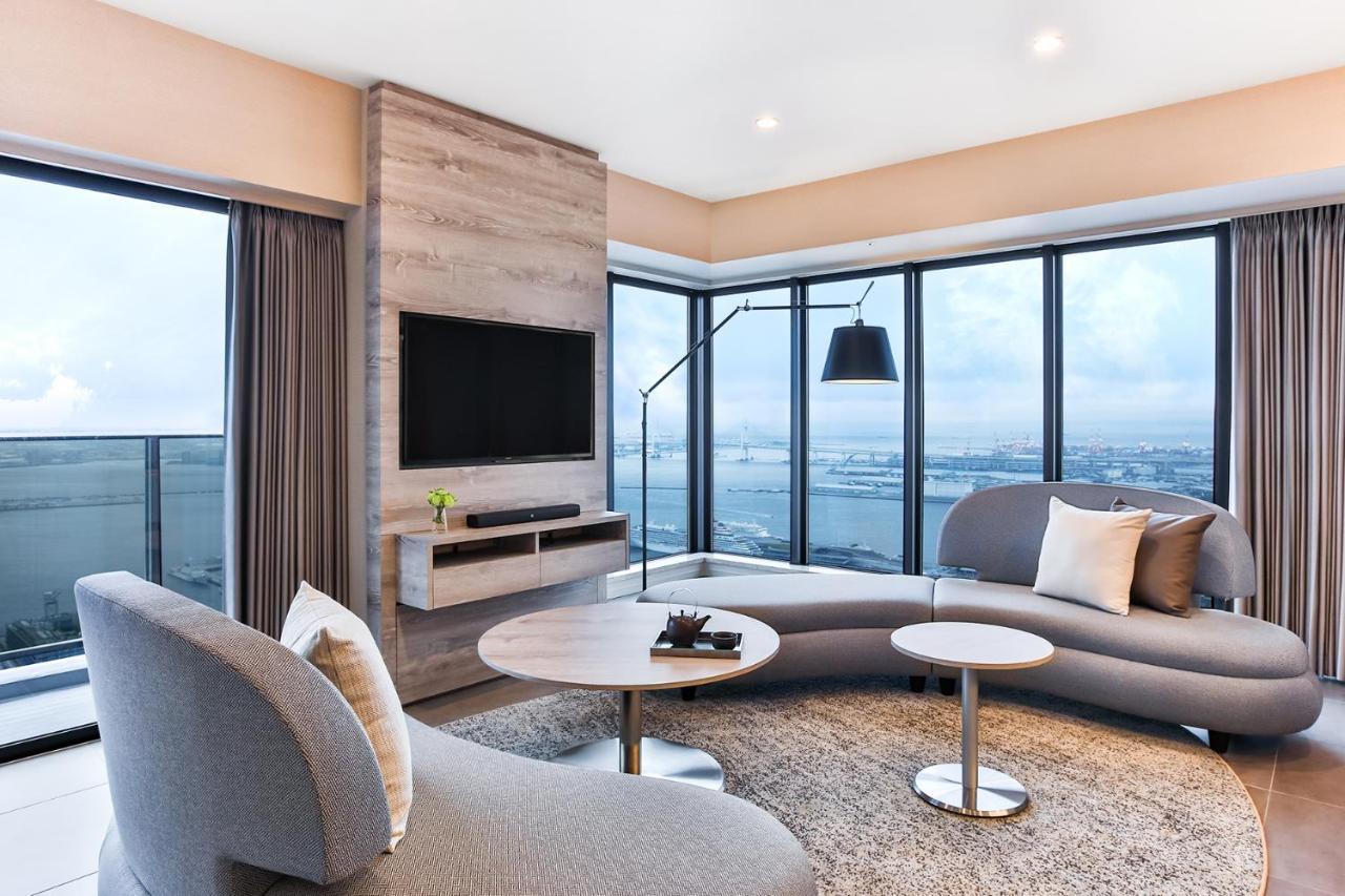 Oakwood Suites Yokohama Yokohama  Bagian luar foto Living room