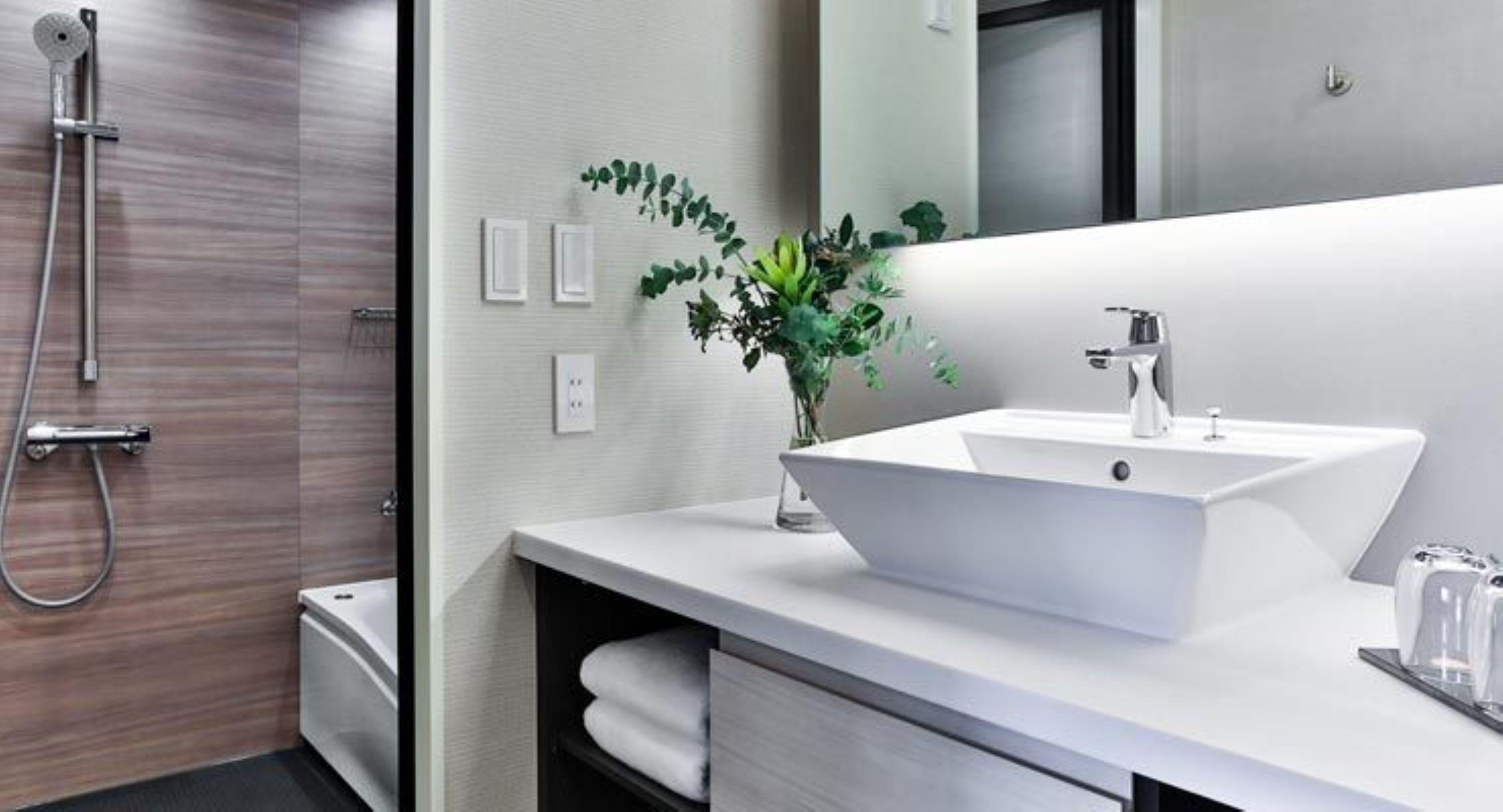 Oakwood Suites Yokohama Yokohama  Bagian luar foto Bathroom